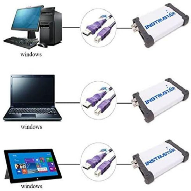 ISDS205A Multifunctional 20M Bandwidth 48MGS/s USB Virtual Digital Oscilloscope PC Spectrum Analyzer and Data Recorder