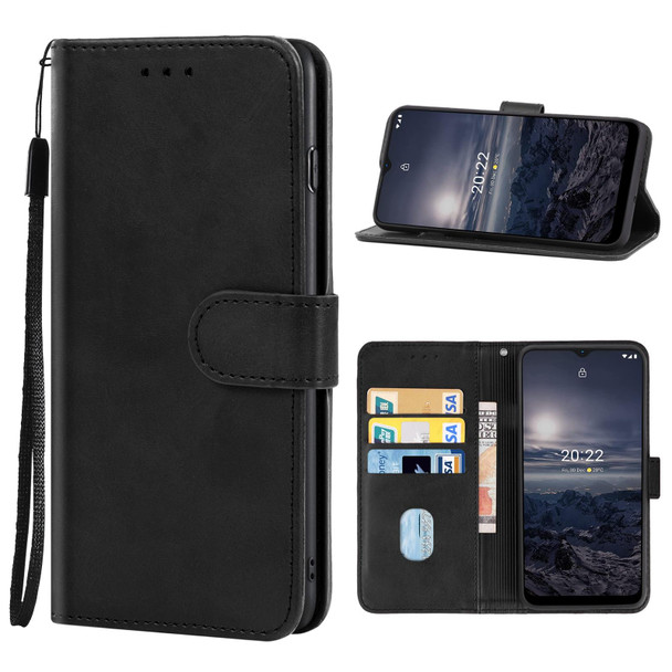 Nokia G21 / G11 Leather Phone Case(Black)