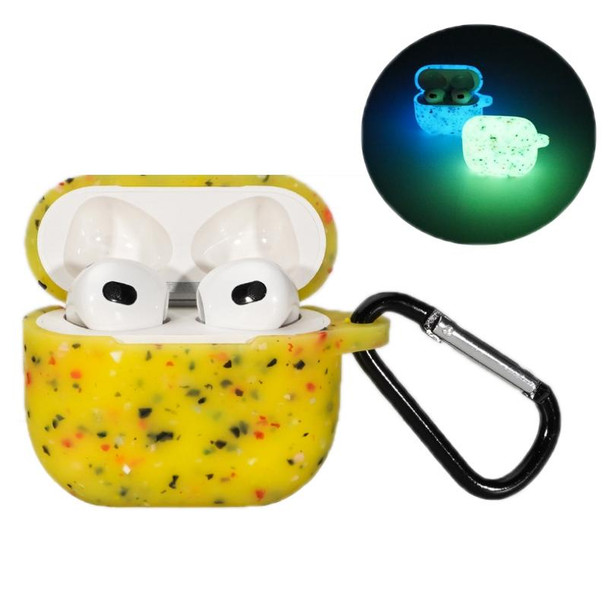 AirPods 1/2 Bluetooth Earphone Silicone Case(Luminous Yellow)