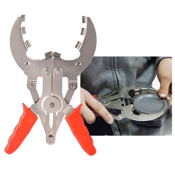 Auto Piston Ring Plier Clamp Car Repair Tools Adjustable Pistons Remove Handheld Tools, Size: M (Orange)