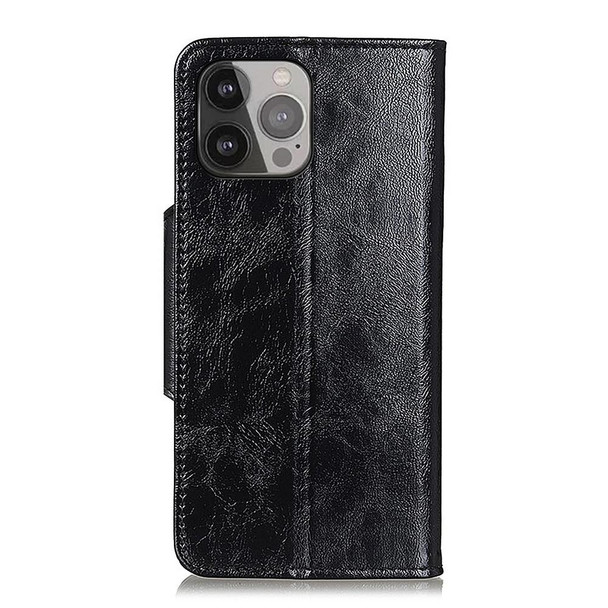 6 Card Slots Leatherette Phone Case - iPhone 14 Max(Black)