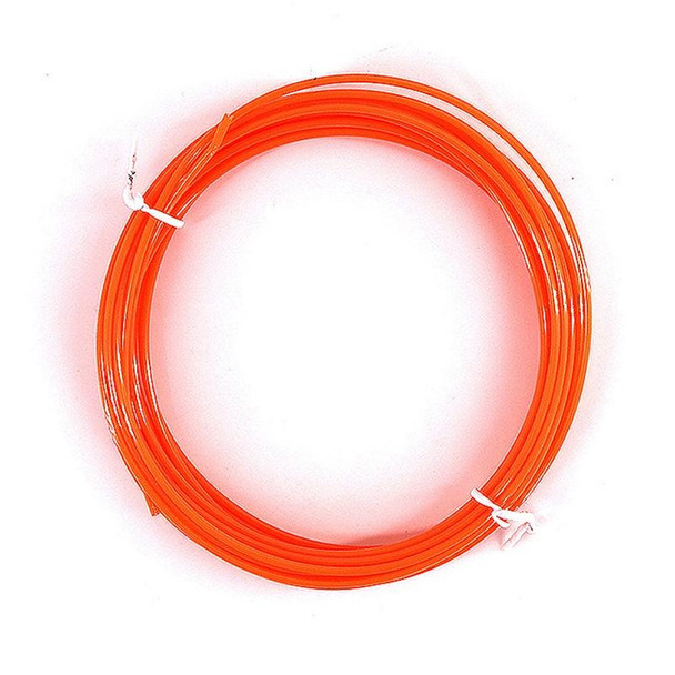 10m 1.75mm Normal Temperature PLA Cable 3D Printing Pen Consumables(Orange)