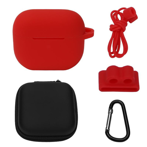 Bluetooth Earphone Silicone Cover Set - AirPods 3, Color: 5 PCS/Set Red