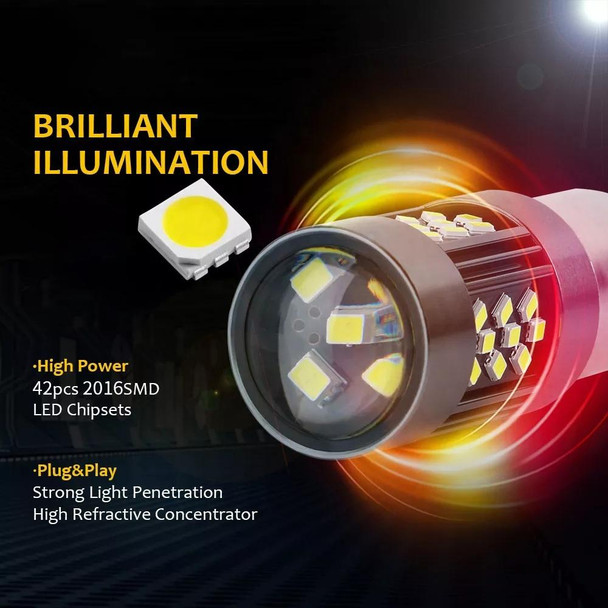 1 Pair H11 12V 7W Strobe Car LED Fog Light(Lime Light)