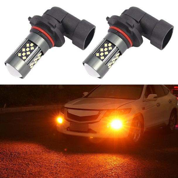 1 Pair 9005 12V 7W Strobe Car LED Fog Light(Orange Light)