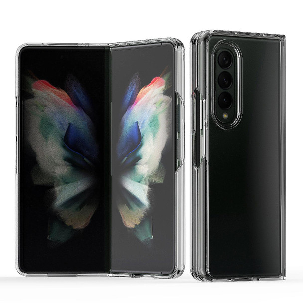 Samsung Galaxy Z Fold3 5G Acrylic + TPU Transparent Protective Phone Case(Black)