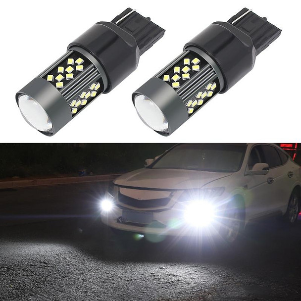 1 Pair 7440 12V 7W Continuous Car LED Fog Light(White Light)