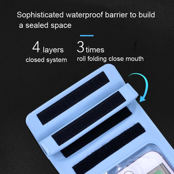 Tteoobl  30m Underwater Mobile Phone Waterproof Bag, Size: Small(Pink)