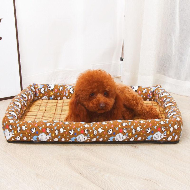 YD-XD03 Summer Pet Breathable Cooler Mat Pet Bed, Size: 40x30cm(Deep Blue Cat)