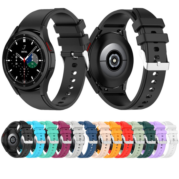 Samsung Galaxy Watch5/Watch5 pro Silicone Watch Band(Silver Grey)