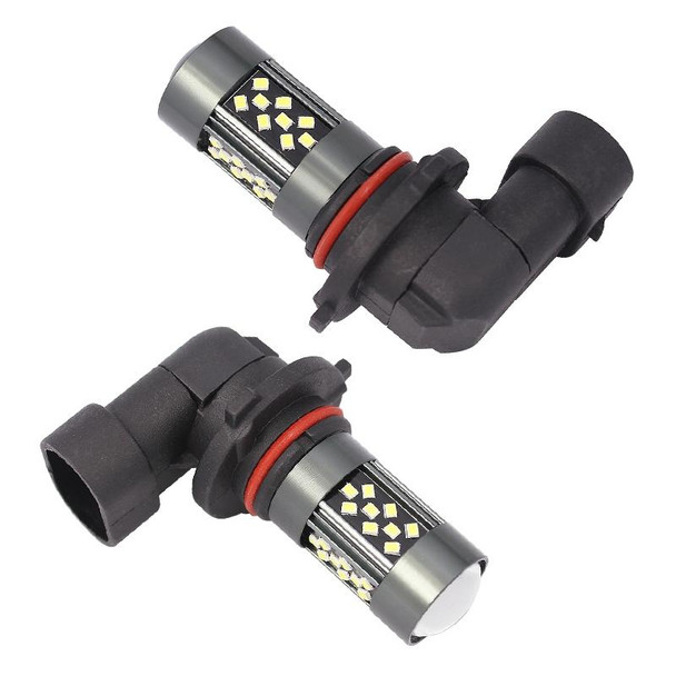 1 Pair 9006 12V 7W Continuous Car LED Fog Light(Orange Light)