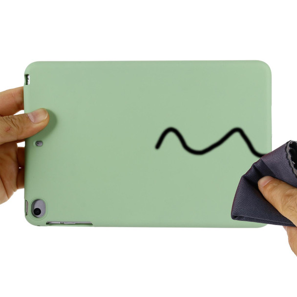 Solid Color Liquid Silicone Dropproof Full Coverage Protective Case - iPad mini 5 / mini 4 / mini 3 / mini 2 / mini(Green)