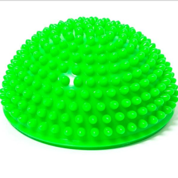 Hemisphere Balance Stepping Stones Durian Spiky Massage Ball Sensory Integration Indoor Outdoor Games Toys for Kids Children(Green)