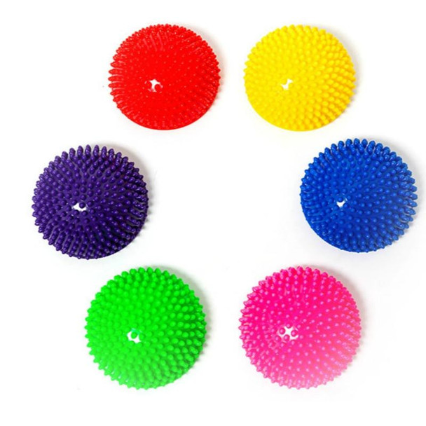 Hemisphere Balance Stepping Stones Durian Spiky Massage Ball Sensory Integration Indoor Outdoor Games Toys for Kids Children(Blue)