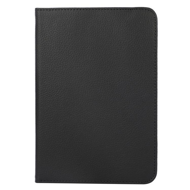 8 inch Tablet 360 Degree Rotation Litchi Texture Flip Leatherette Tablet Case(Black)