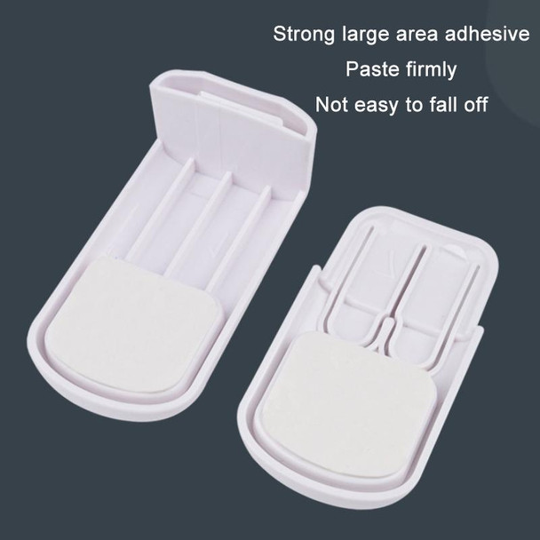 3 PCS Drawer Cabinet Door Child Safety Right Angle Lock(White)
