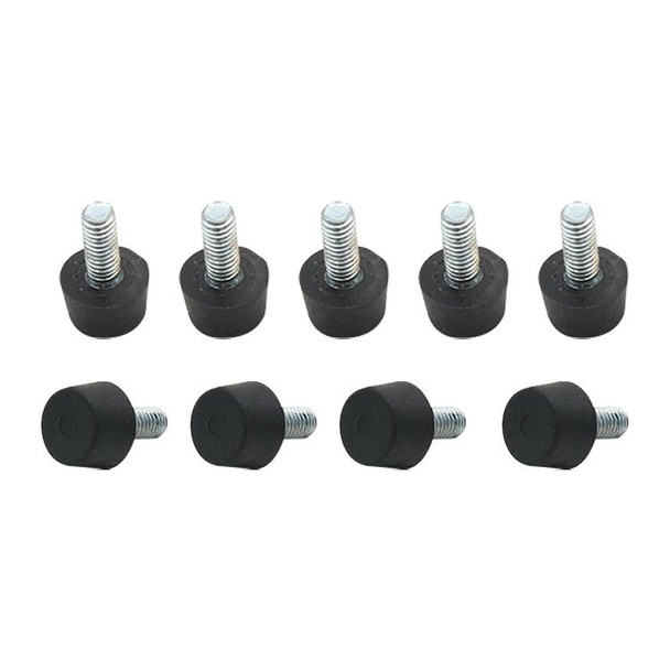 100 PCS Adjustable Foot Pad Furniture Screw Support Stub, M6x15