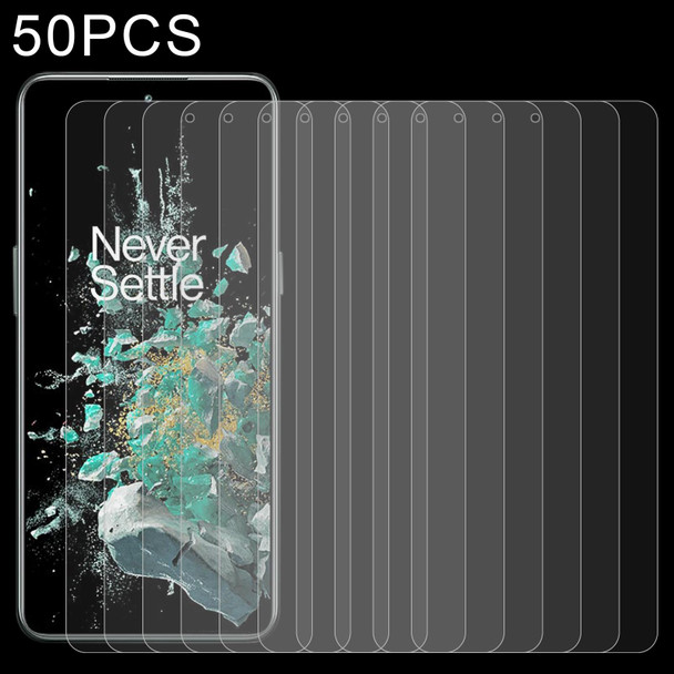 50 PCS 0.26mm 9H 2.5D Tempered Glass Film - OnePlus Ace Pro