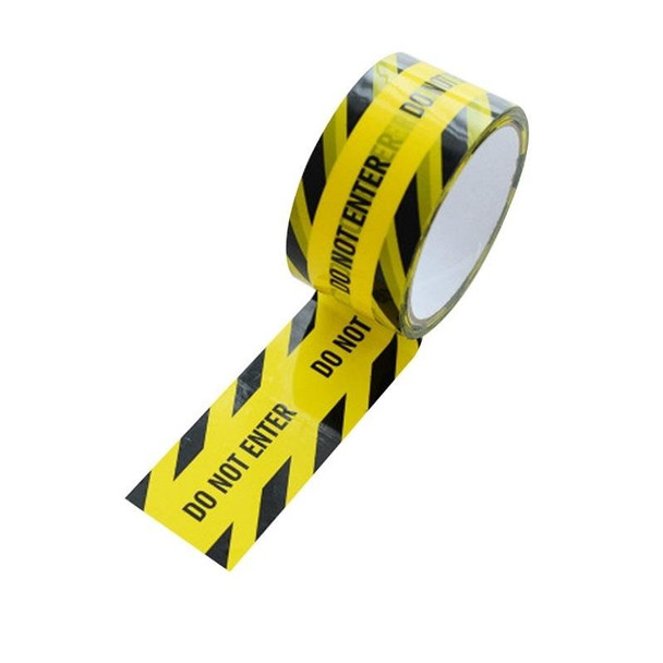 3 PCS Floor Warning Social Distance Tape Waterproof & Wear-Resistant Marking Warning Tape(Twill Do Not Enter)