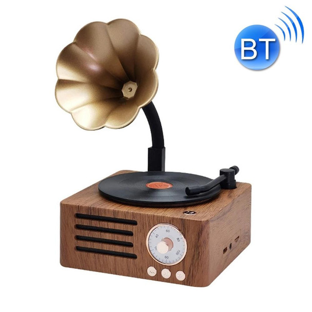 T15 Vinyl Atomic Bluetooth Retro Wireless Audio Desktop Speaker