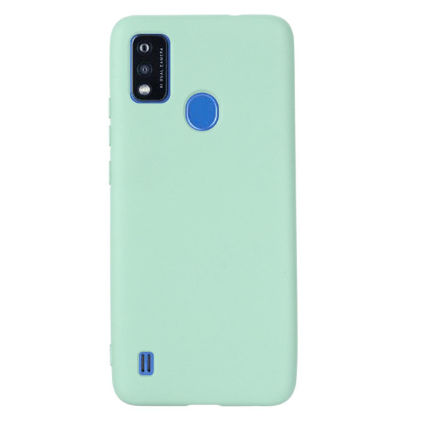 ZTE Blade A51 2021 Pure Color Liquid Silicone Shockproof Full Coverage Phone Case(Green)