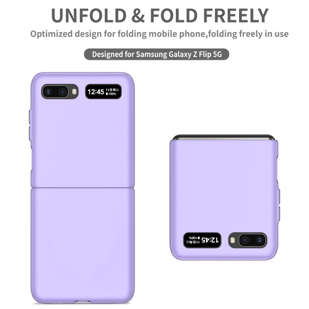 Samsung Galaxy Z Flip 5G Armor Foldable Phone Case(Purple)