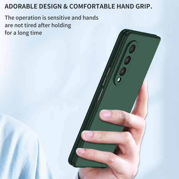 Samsung Galaxy Z Fold3 5G Armor Foldable Phone Case(Dark Green)