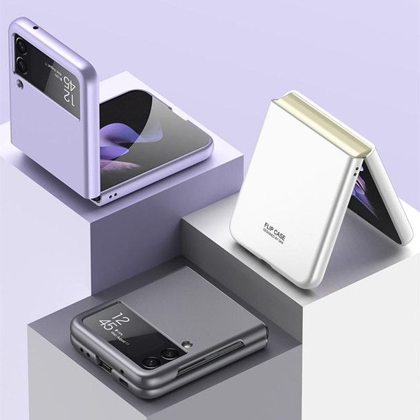 Samsung Galaxy Z Flip3 5G GKK Ultra-thin Full Coverage PC Protective Case(White)