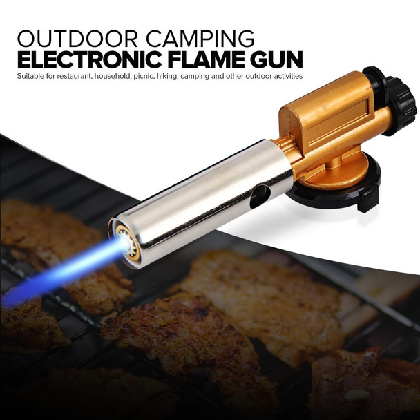2 PCS / Set Butane Gas Electronic Ignition Gun for Outdoor Camping Picnic BBQ Welding