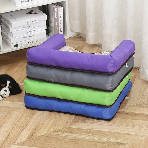 Pet Breathable And Cooler Mat Pet Bed, Specification: S(Light Blue)