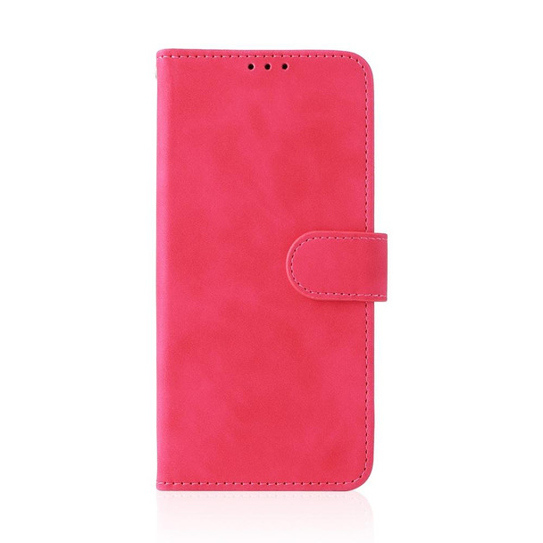 Asus ROG Phone 6 Skin Feel Magnetic Flip Leatherette Phone Case(Rose Red)