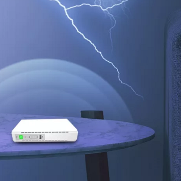 Mini DC UPS 12000mAh With PoE