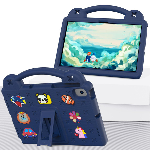 Samsung Galaxy Tab A8 10.5 2021 / Lenovo Tab M10 Plus 3rd Gen TB125FU 2022 / Huawei MatePad Pro (2021/2019) / Nokia T20 10.36 2021 Handle Kickstand Children EVA Shockproof Tablet Case(Navy Blue)