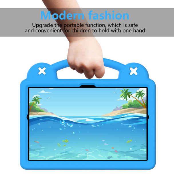 Samsung Galaxy Tab A8 10.5 2021 / Lenovo Tab M10 Plus 3rd Gen TB125FU 2022 / Huawei MatePad Pro (2021/2019) / Nokia T20 10.36 2021 Handle Kickstand Children EVA Shockproof Tablet Case(Sky Blue)
