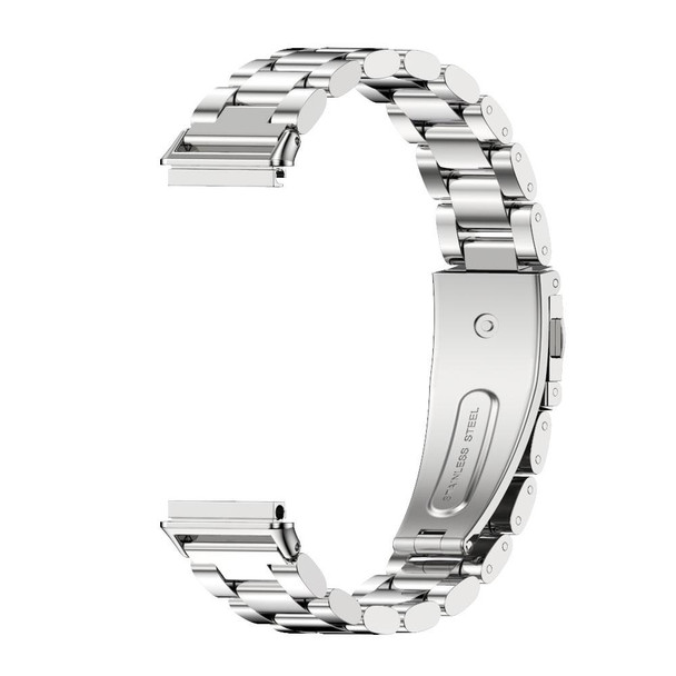 Huawei Band 7 / 7 NFC MIJOBS Three-Bead Metal Stainless Steel Watch Band(Silver)