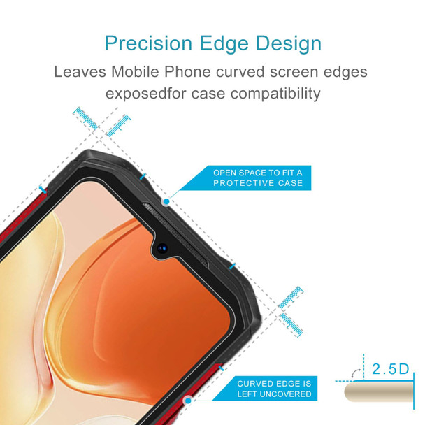 10 PCS 0.26mm 9H 2.5D Tempered Glass Film - DOOGEE S89