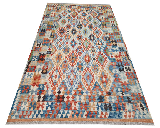 Gorgeous Afghan Choubi Kilim  302 x 200  cm