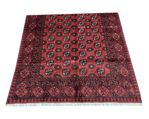 Beautiful Red Afghan Carpet 239 x 160 cm