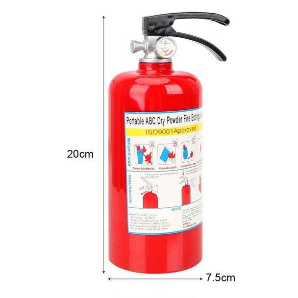 2 PCS Children Gift Simulation Fire Extinguisher Piggy Bank(20x7.5cm)