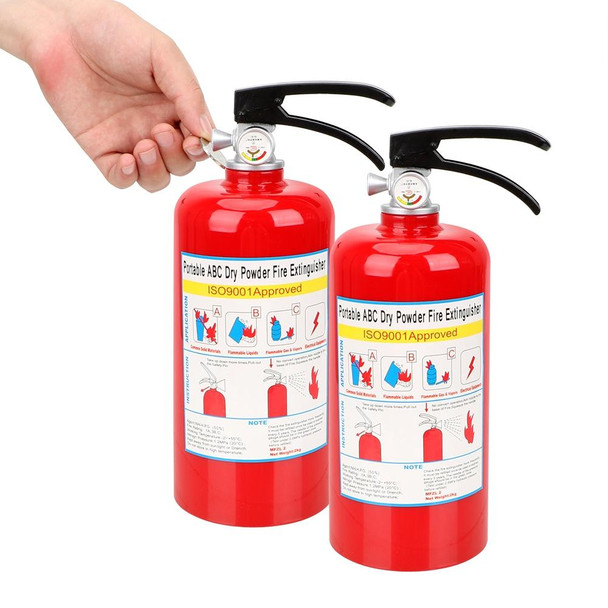 2 PCS Children Gift Simulation Fire Extinguisher Piggy Bank(20x7.5cm)