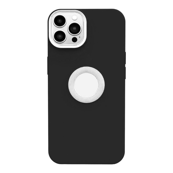 Contrast Color 3 in 1 TPU Phone Case - iPhone 14 Pro Max(White Black)