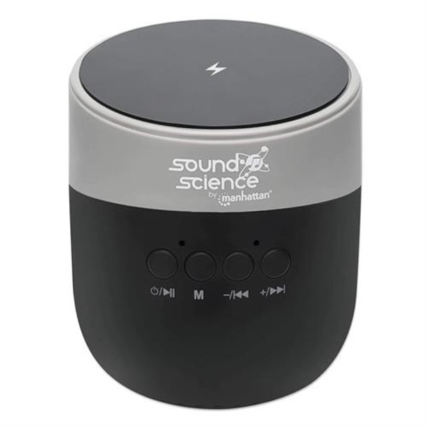Manhattan Sound Science Bluetooth Speaker with Wireless Charging Pad