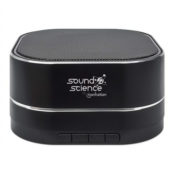 Manhattan Sound Science Metallic LED Bluetooth Speaker