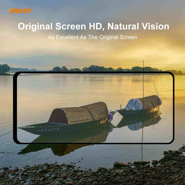 Nokia 3.4 ENKAY Hat-Prince Full Glue 0.26mm 9H 2.5D Tempered Glass Full Coverage Film