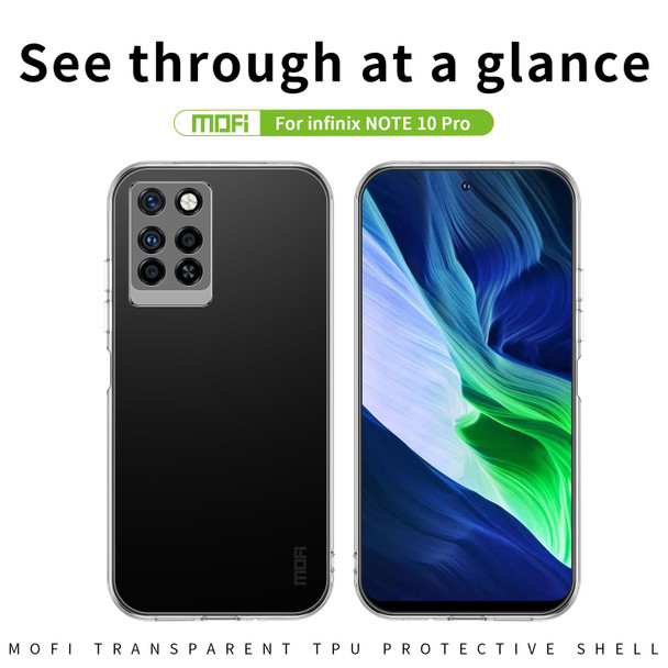 vivo T2X MOFI Ming Series Ultra-thin TPU Phone Case(Transparent)