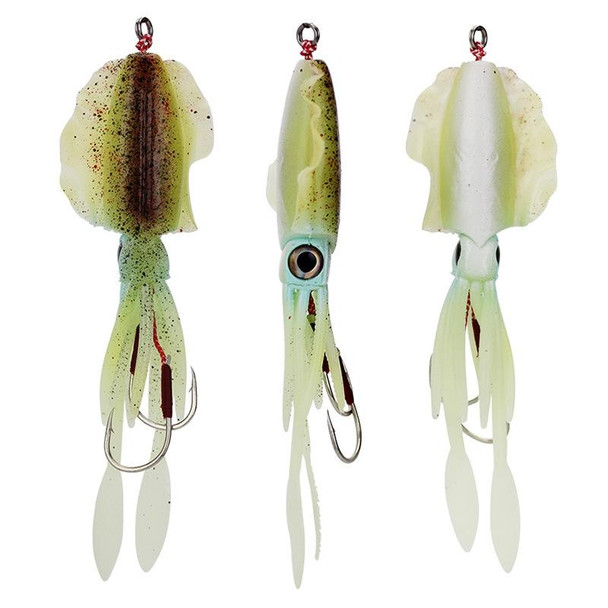 15cm 60g Sea Fishing Fake Bait Deep Sea Squid Soft Bait, Style: 1008