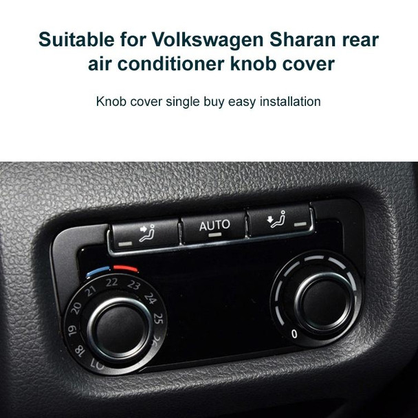 Car Rear Air Conditioner Panel Trim Cover for Volkswagen Sharan, Left Driving