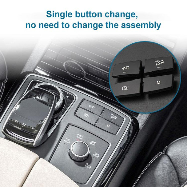 Car Model A3 Downhill Auxiliary Switch Shift Button for Mercedes-Benz GL GLE Class W166, Left Driving