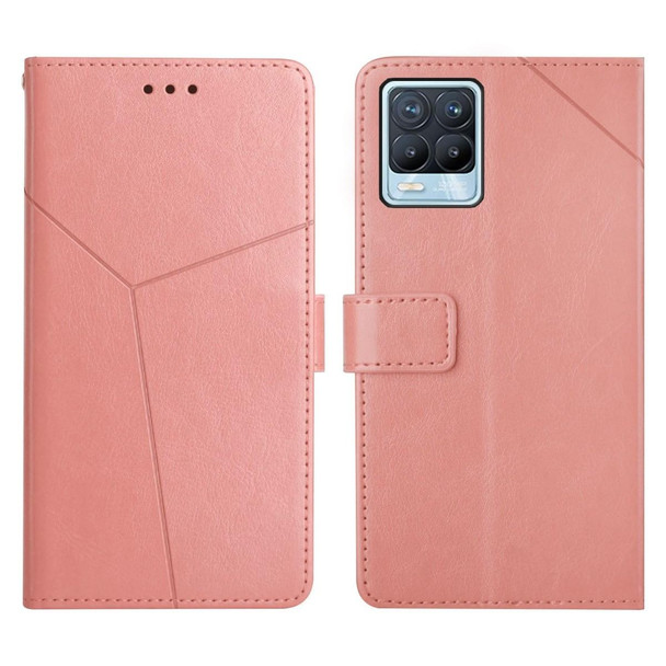 OPPO Realme 8 / 8 Pro Y Stitching Horizontal Flip Leather Phone Case(Rose Gold)