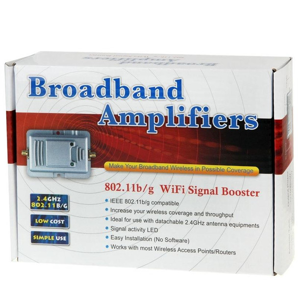 1000mW 802.11b/g WiFi Signal Booster, Broadband Amplifiers